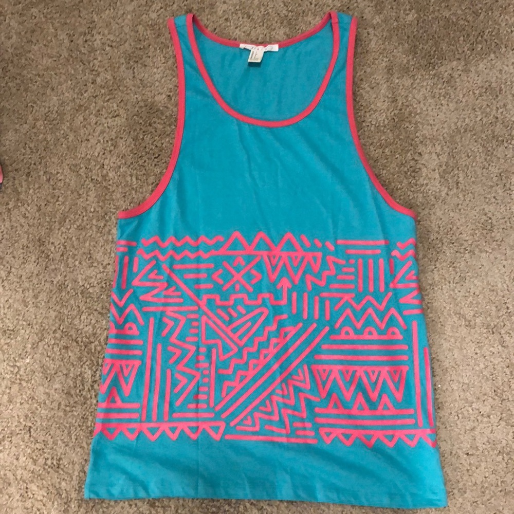 Men’s Teal Tank Top